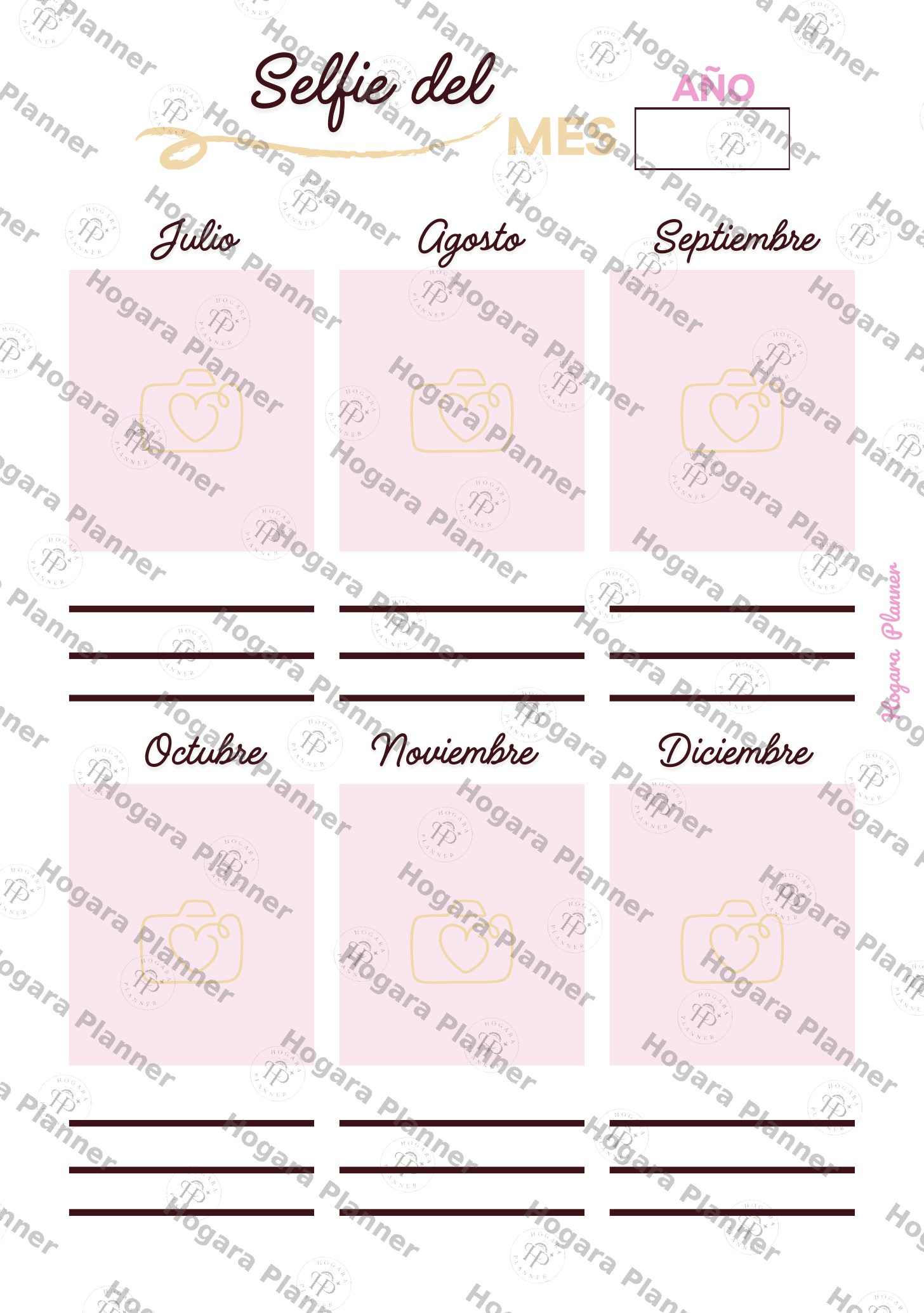 Redambio Agenda Anual Atemporal (Sin Fecha) - Imagen 4