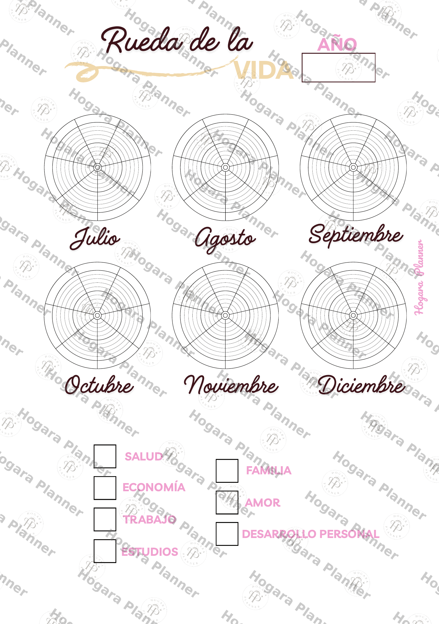 Redambio Agenda Anual Atemporal (Sin Fecha) - Imagen 6