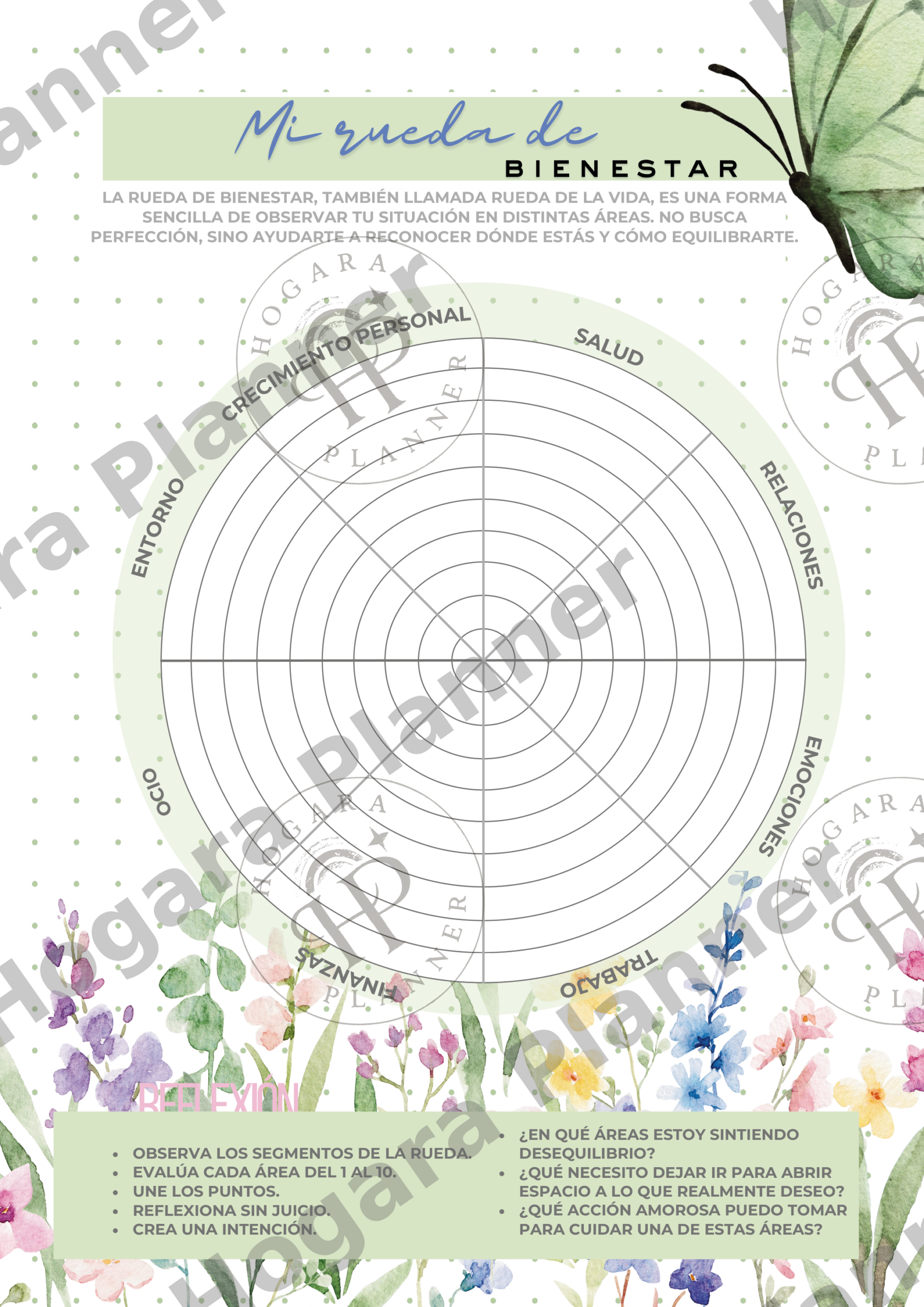 Recambio de Autocuidado y Bienestar (32 Páginas A5) • Colección Hogara - Imagen 15