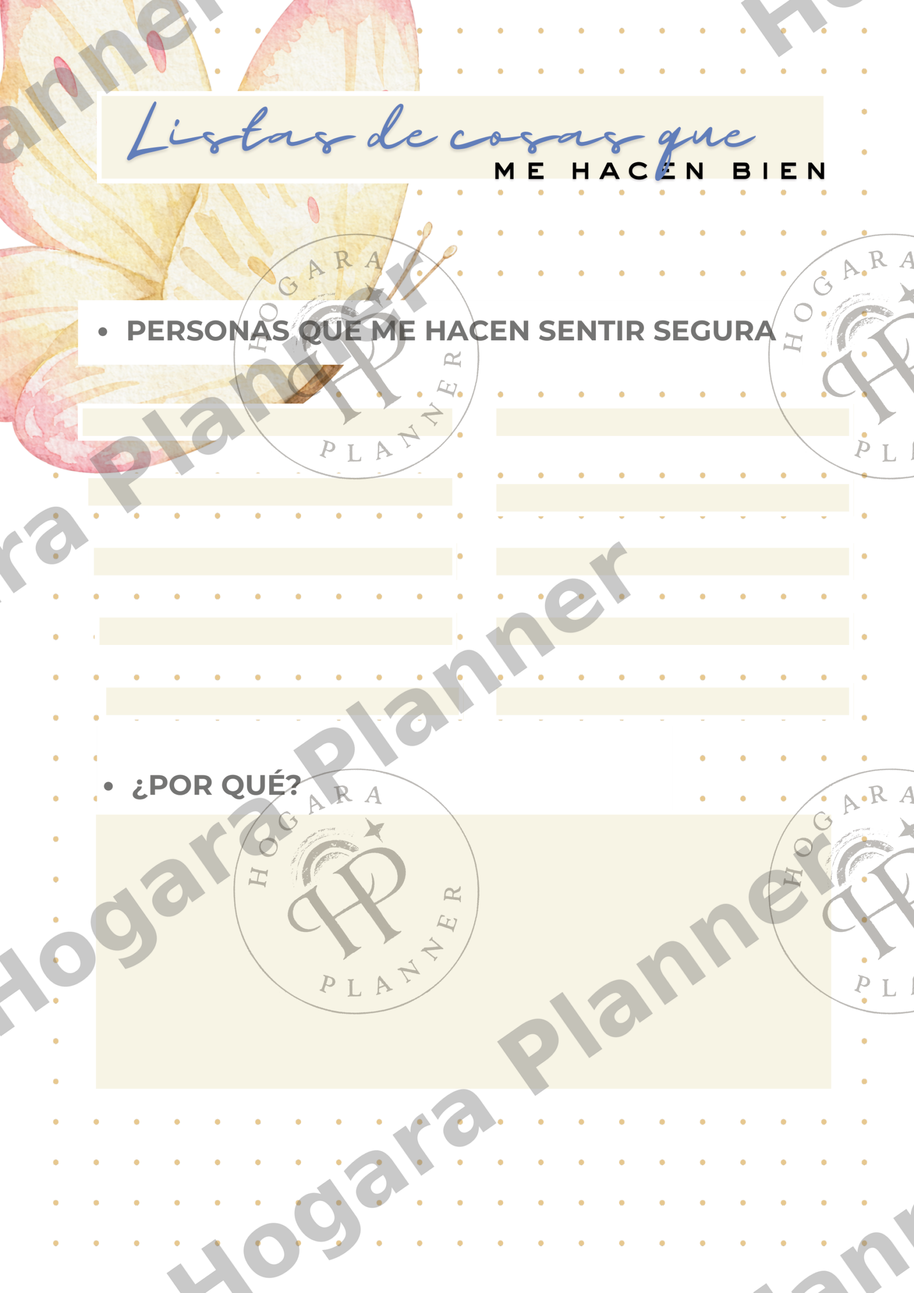 Recambio de Autocuidado y Bienestar (32 Páginas A5) • Colección Hogara - Imagen 10
