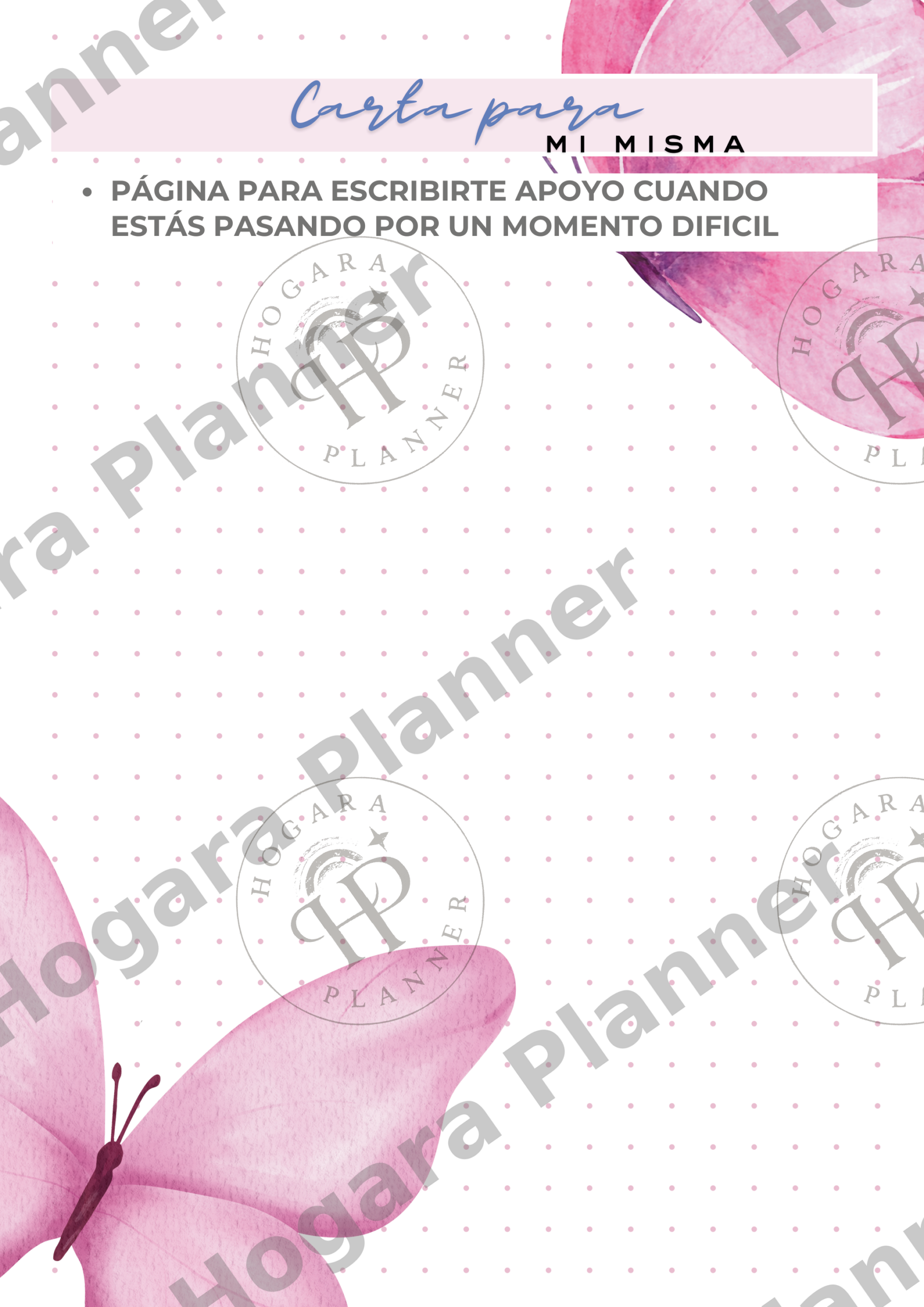 Recambio de Autocuidado y Bienestar (32 Páginas A5) • Colección Hogara - Imagen 4